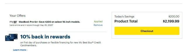 Best Buy deal on the 16-inch MacBook Pro