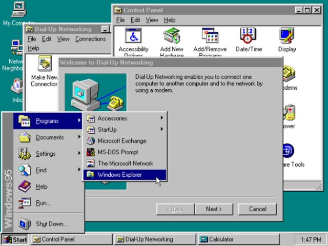 Visual history of Windows