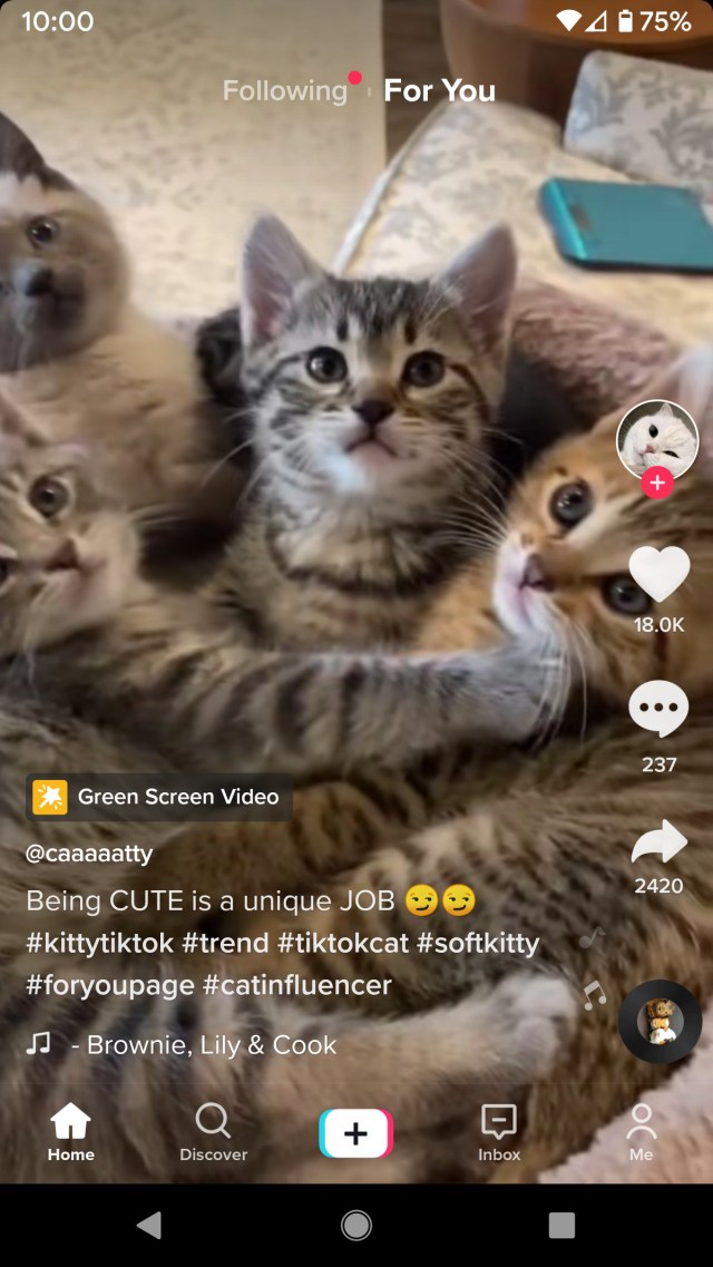 Tap the plus sign at the bottom of the screen.