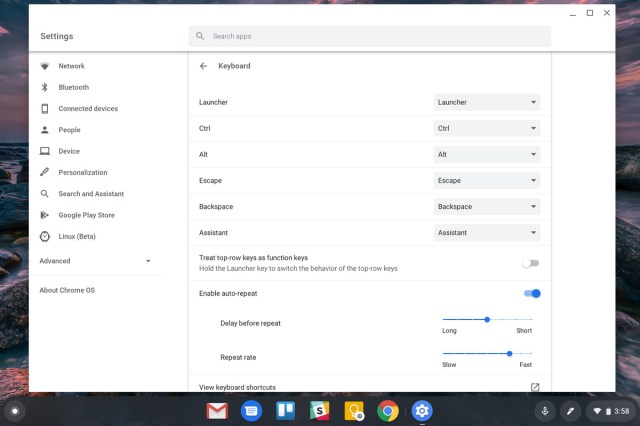 The Keyboard change page