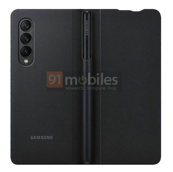 Leaked Galaxy Z Fold 3 case