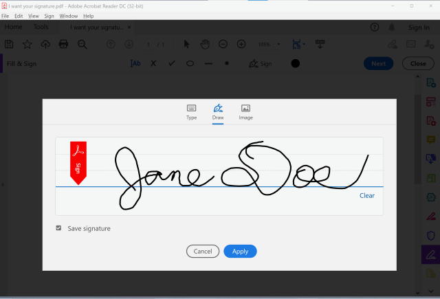 There are several ways you can create a signature