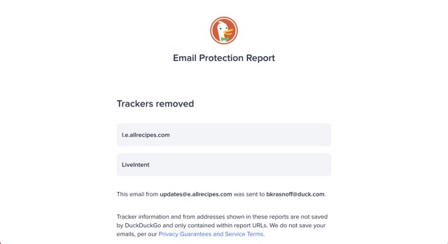 Click on the tracking report on your email and you’ll be given more details.
