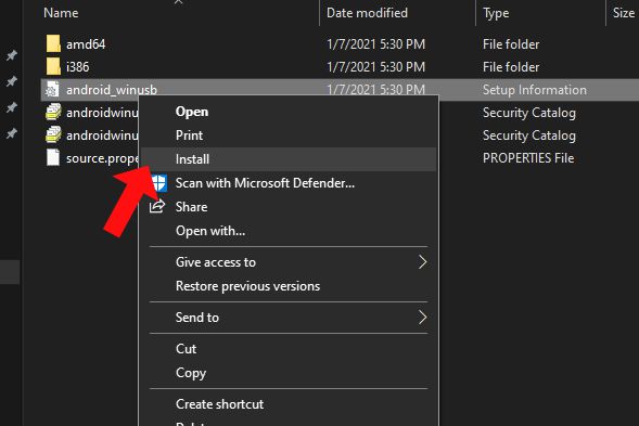 Oculus ADB driver