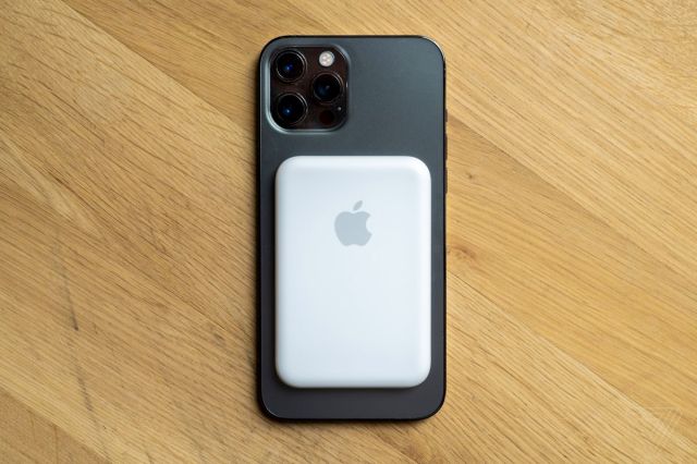 The MagSafe Battery Pack looks a little funny on an iPhone 12 Pro Max