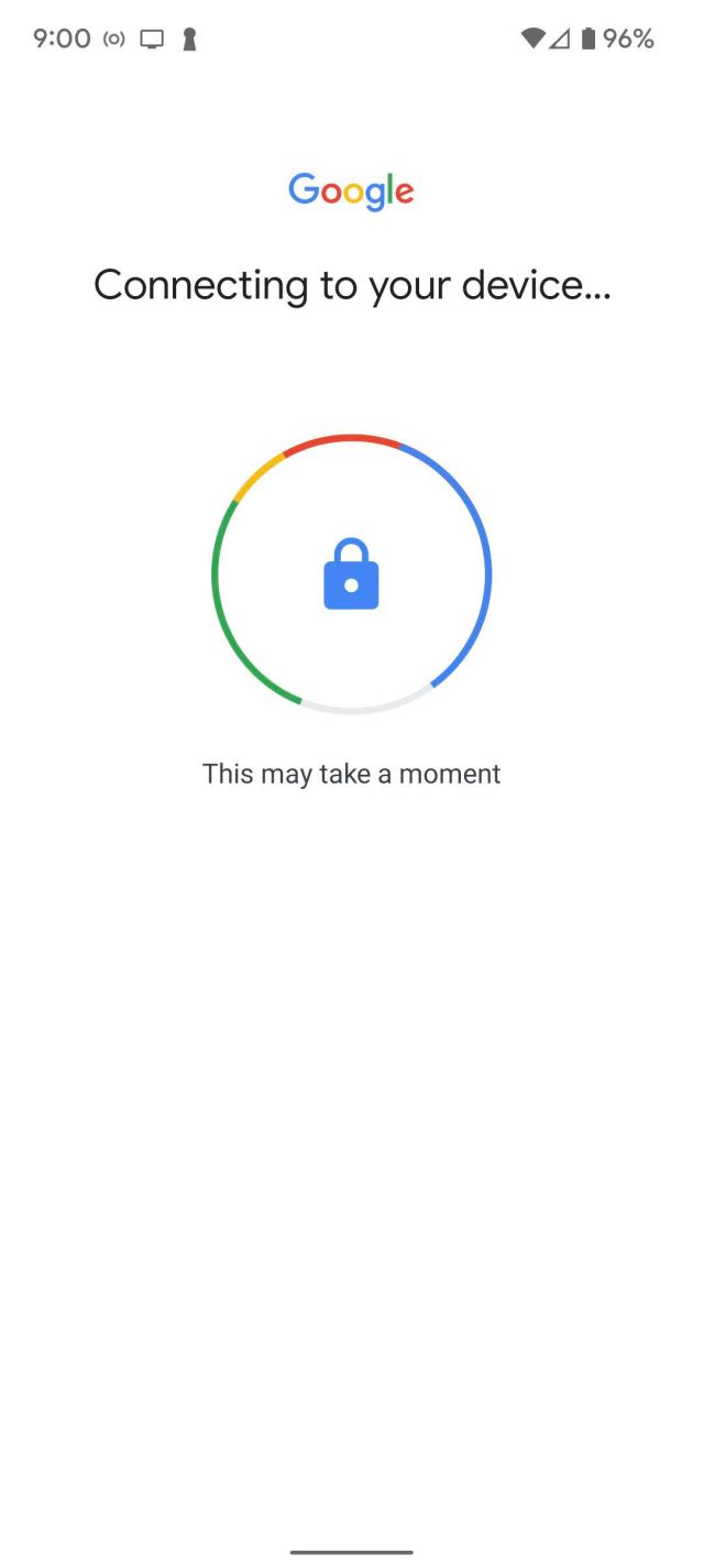 Your phone will then confirm your ID with your computer using Bluetooth.