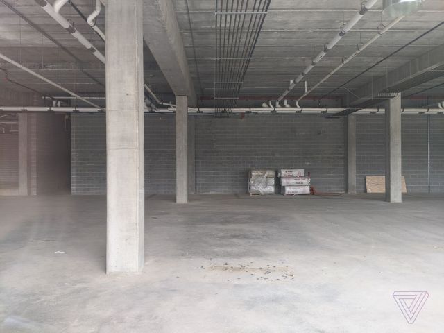 The empty Foxconn “innovation center” in Eau Claire, Wisconsin, on April 10th, 2020