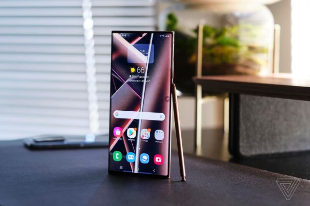 The Samsung Galaxy Note 20 Ultra