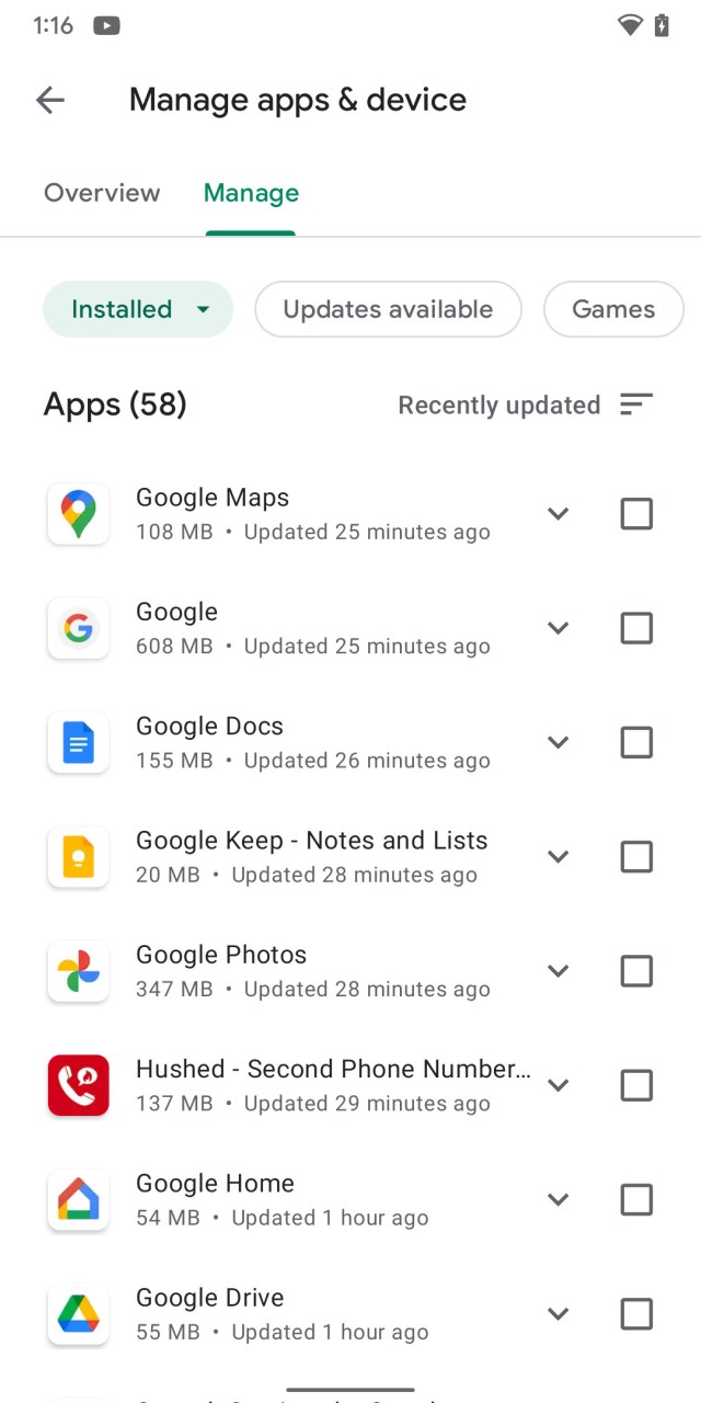 Do a sweep of your installed apps and uninstall any you no longer use.