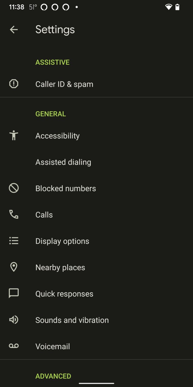 On many other Android phones, you can find the screening settings under “Caller ID & spam.”