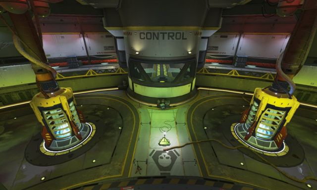 The new Control map for Apex Legends includes this spot inside Caustic’s Lab.