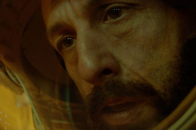 A photo of Adam Sandler in the Netflix film Spaceman.