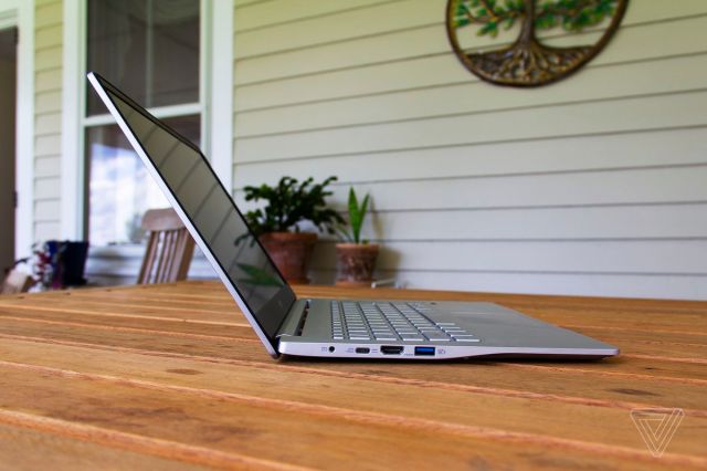 The Acer Swift 3 from the left side.