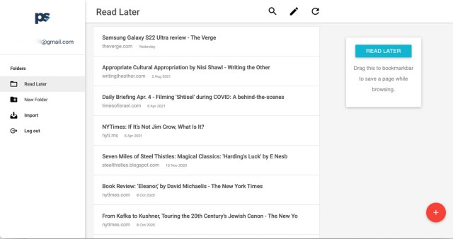 Paperspan provides simple, basic bookmarking.