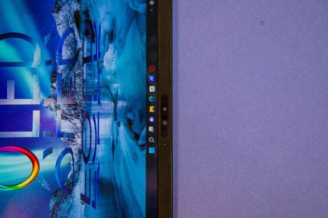 The webcam on the Asus Zenbook 17 Fold OLED.