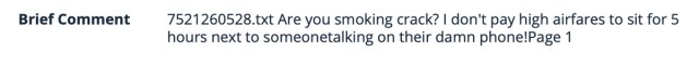 Comment on the FCC’s website asking if the people making the proposal “are smoking crack”
