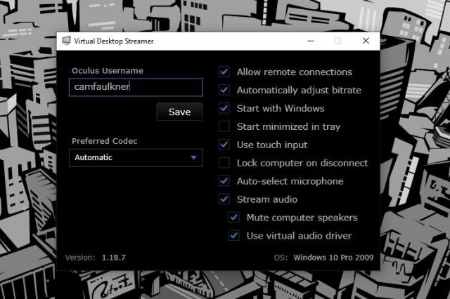 Virtual Desktop Streamer
