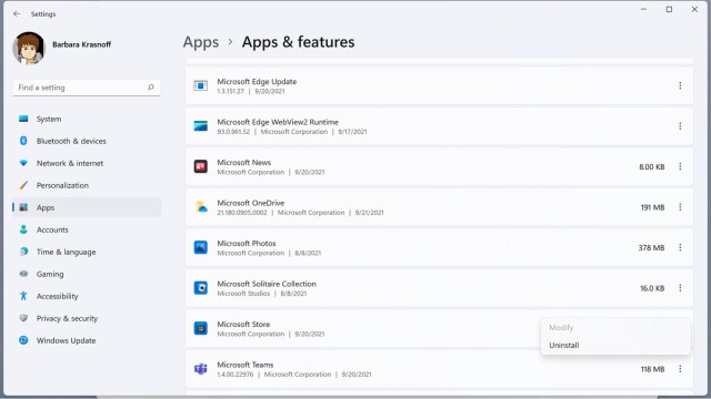 You can also uninstall apps by going to Setup.