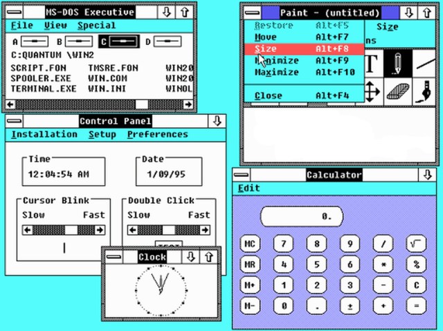 Visual history of Windows