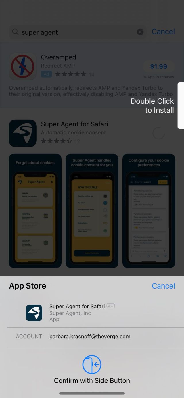 It’s simple to install a new extension from the App Store.