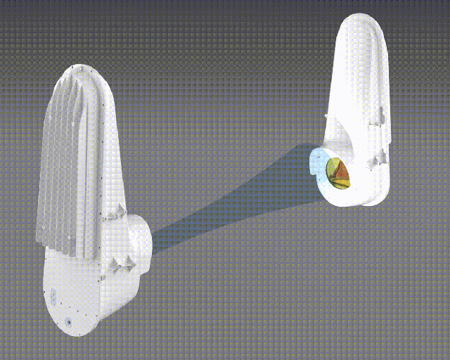 Project Taara pointing and tracking system