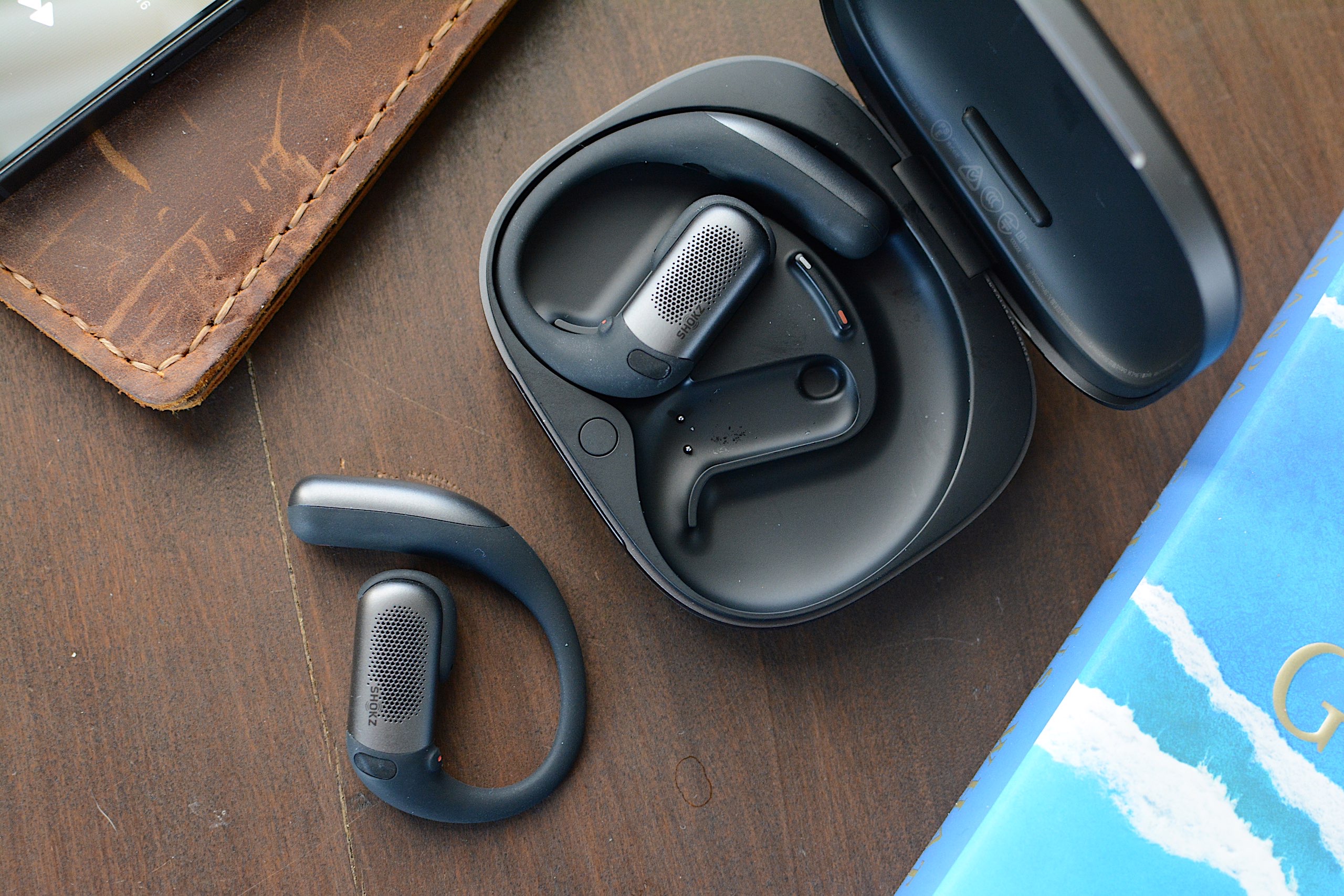 The OpenFit Pro case is large, but it's not overly bulky