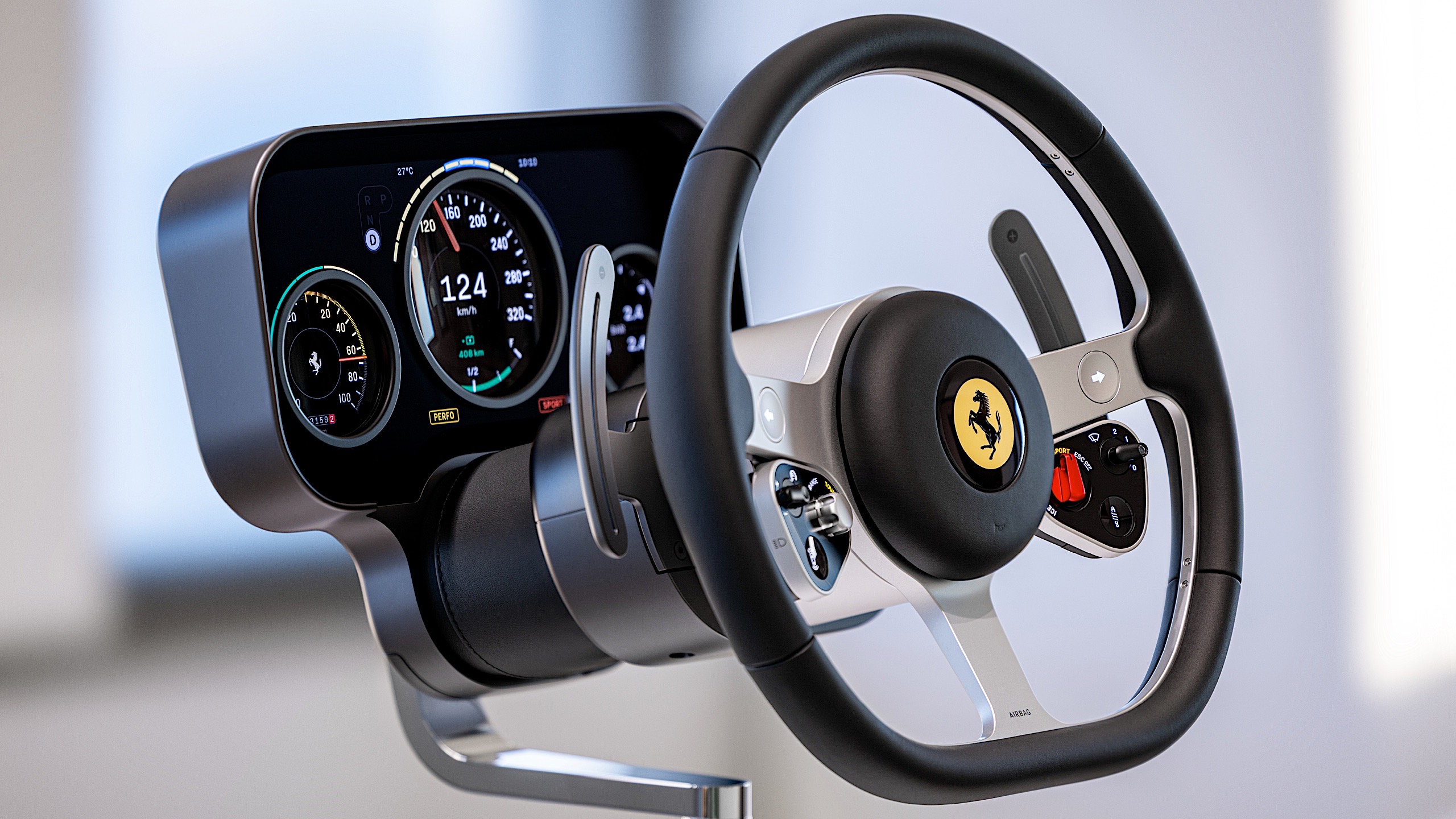 Ferrari Luce interior designed by LoveFrom