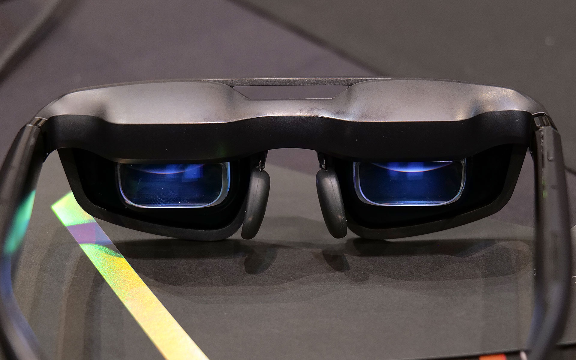 The ROG XREAL R1 AR smartglasses deliver 1,920 x 1,080 resolution to each eye with a 240Hz refresh rate and 57-degree FOV.