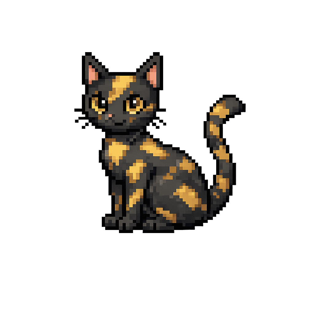 Notice how the cat isn't render exactly like the one above it.