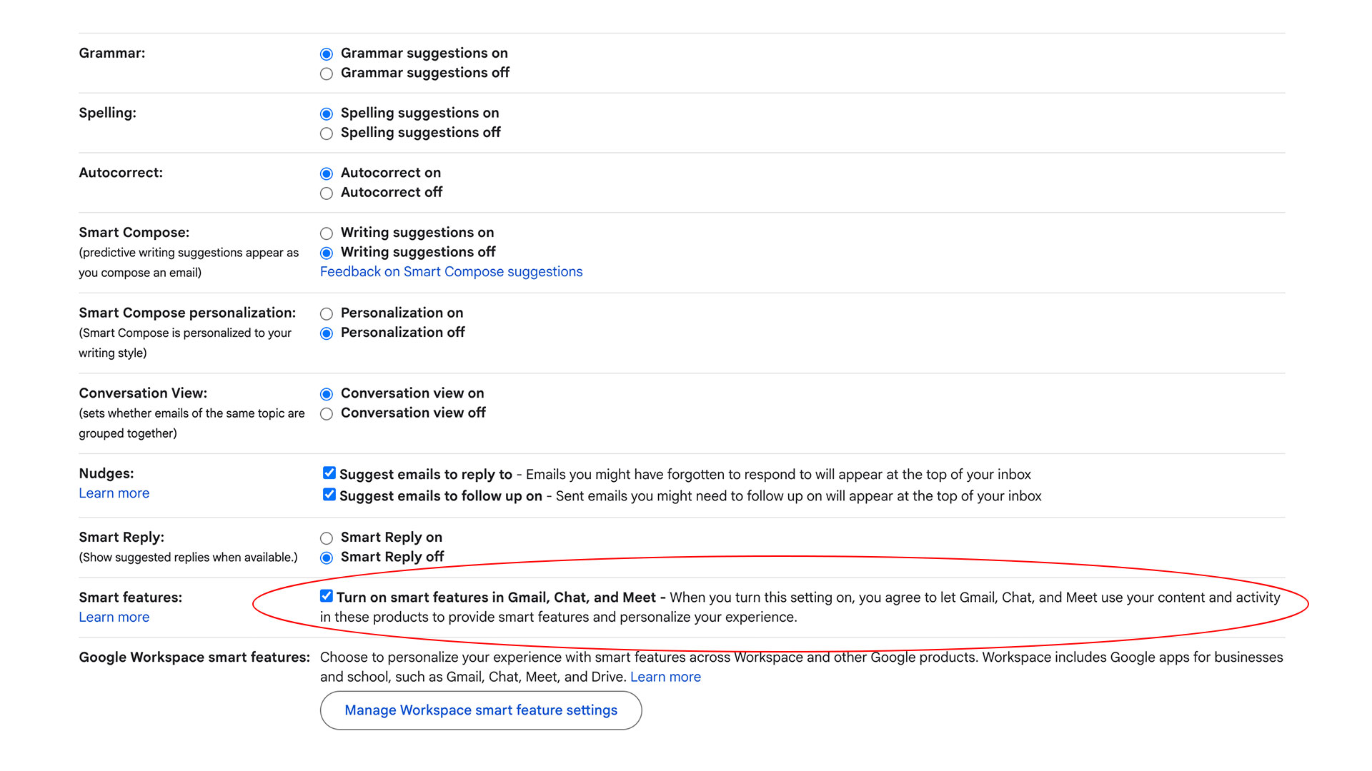 From the "General" tab of Gmail's settings menu, look for the Smart features checkbox.