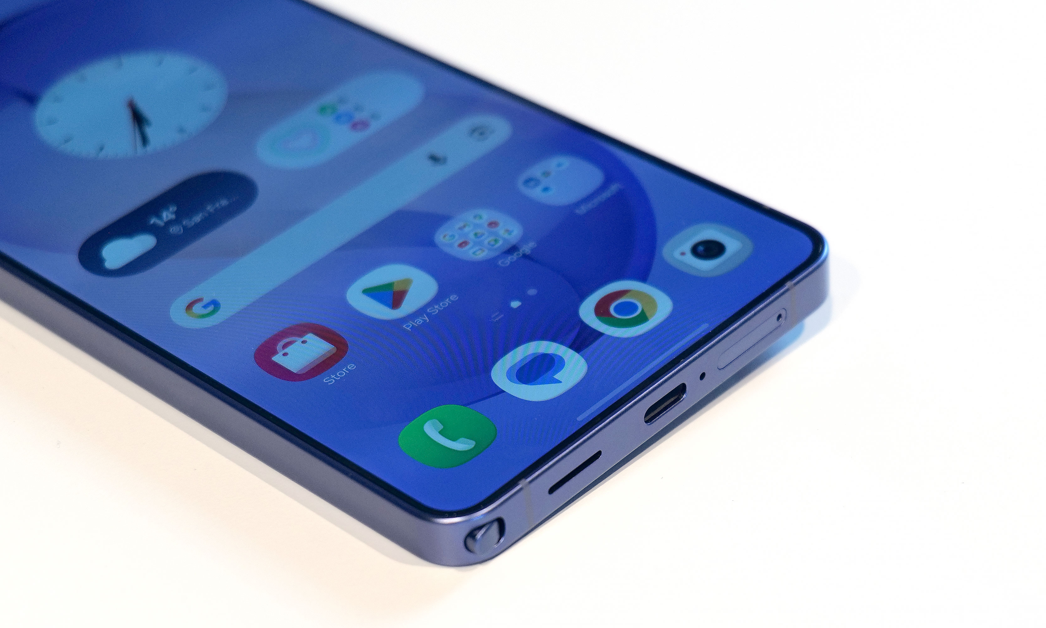 A small quirk with the S26 Ultra's S-Pen is that because the end of the stylus is curved to match the corner of the phone, if you put it in "wrong," it'll stick out a bit.