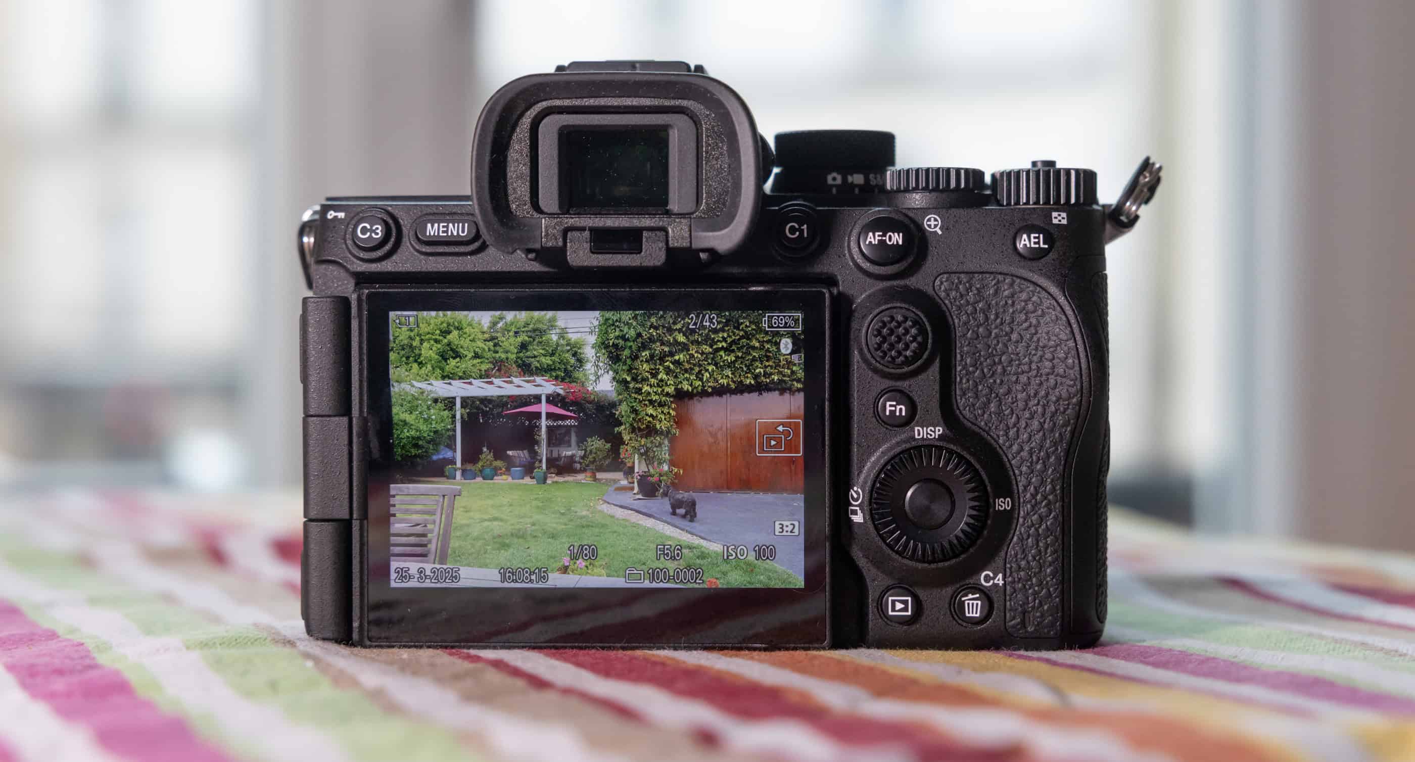 Sony's A7 V has plenty of manual controls for easy operation