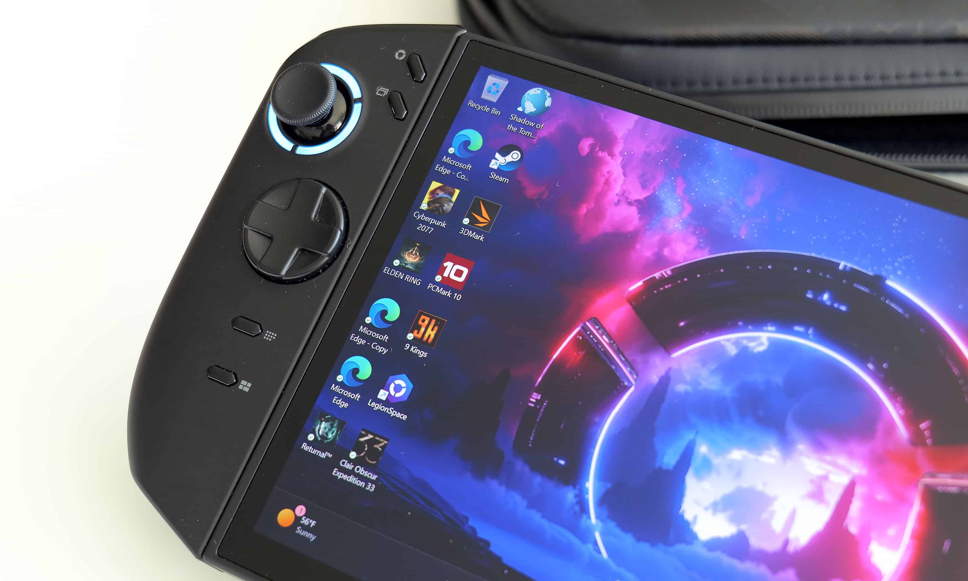 Both the Legion Go 2's left and right controllers can be detached. However, Lenovo used regular old latches instead of magnets, so removing them is clunkier compared to the Switch 2.