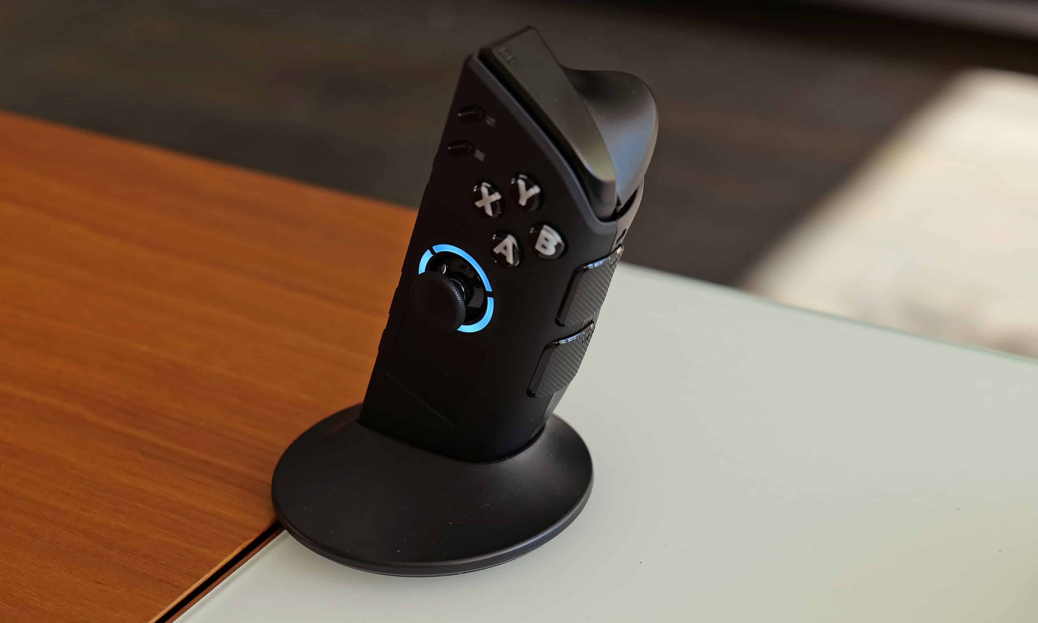 This is what the Legion Go 2's controller looks like when you use it in FPS mode.