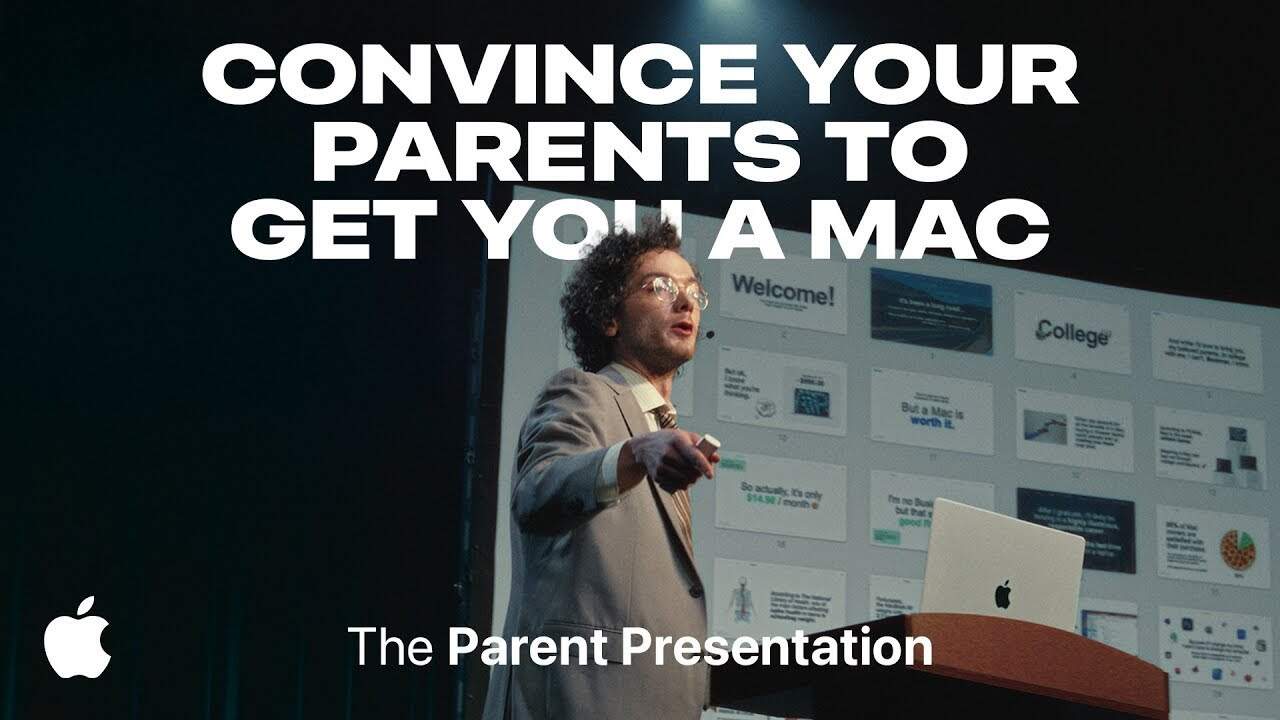 The Parent Presentation | How to convince your parents to get you a Mac | Apple - YouTube