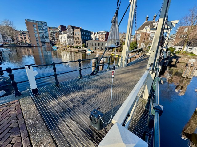 The Go jug paired with MSR’s XL gravity bag and Guardian water purifier cartridge. It’s going to take a real emergency to drink Amsterdam canal water.