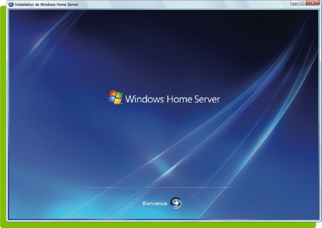 Windows Home Server screenshot.
