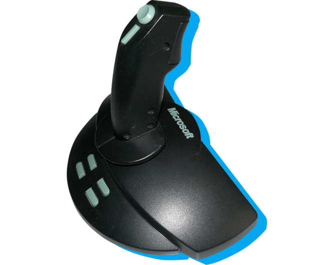 Microsoft Sidewinder joystick.
