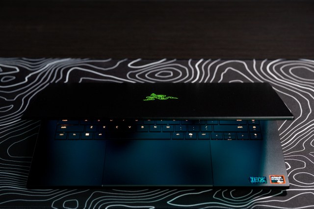 Unlike a MacBook Pro, the Blade 16’s black is actually black. Like a MacBook Pro, it’s quite the fingerprint magnet (but it cleans up well).