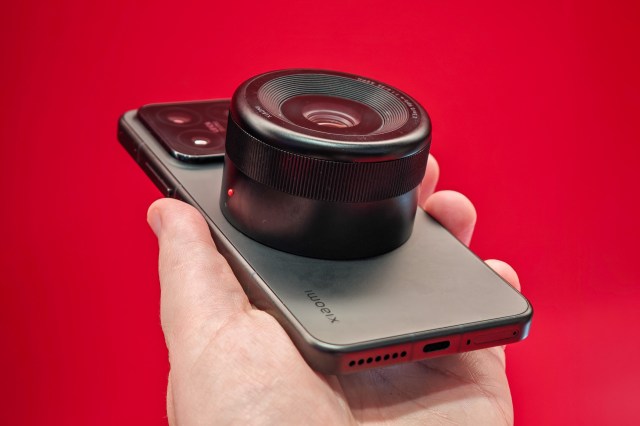 Photo of Xiaomi’s modular camera concept at MWC 2025