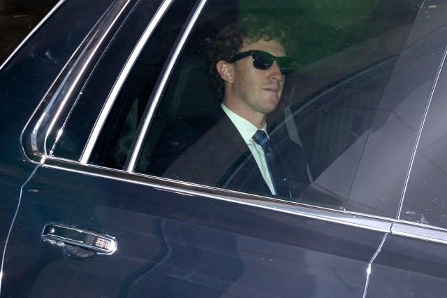 Mark Zuckerberg leaving federal court this week in Washington, DC.