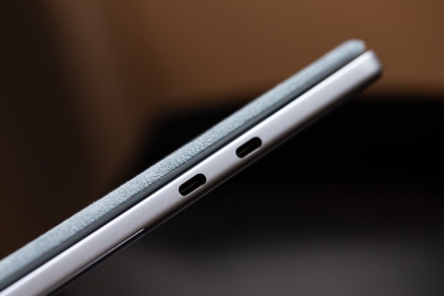 Microsoft has removed the Surface Connect charging port, but you can charge with either of its USB-C ports.