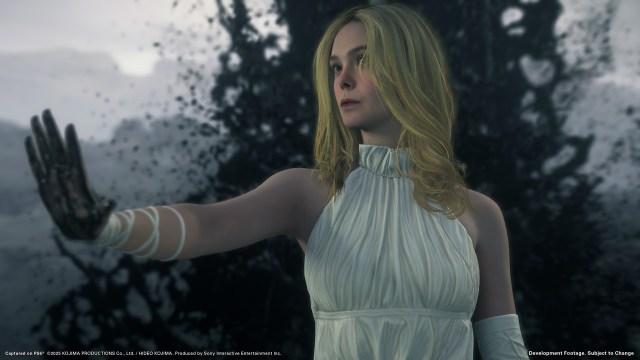 A screenshot from the video game Death Stranding 2.