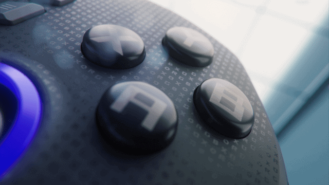 The ABXY buttons on the Xbox Ally X.