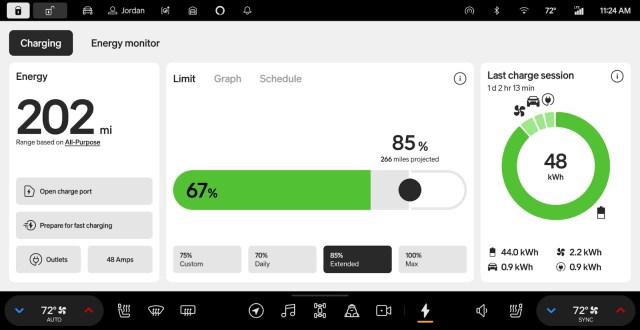 Rivian’s updated Energy app now shows more information than before.