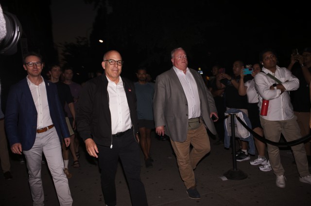 Doug Bowser (second from left) makes a surprise entrance.