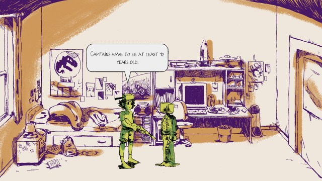 A screenshot from the video game Wednesdays.