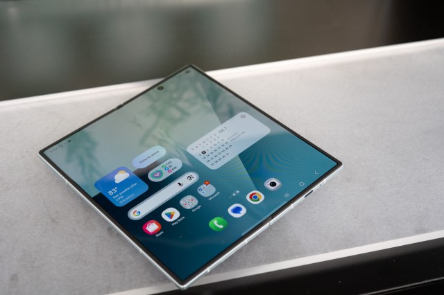 Samsung Galaxy Z Fold 7 showing inner screen unfolded.