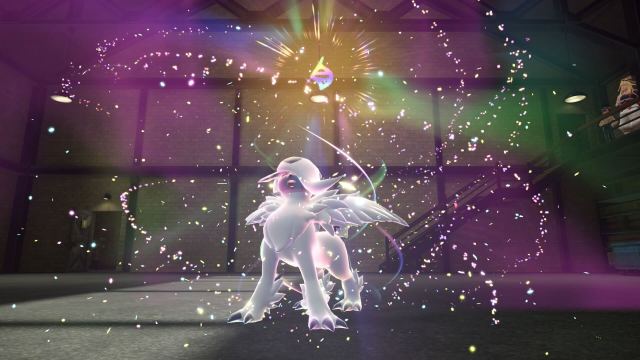 A Pokémon Legends: Z-A screenshot depicting a Mega Absol.