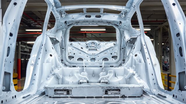 Megacasting is about forming a single piece of the vehicle’s frame instead of welding together multiple pieces.